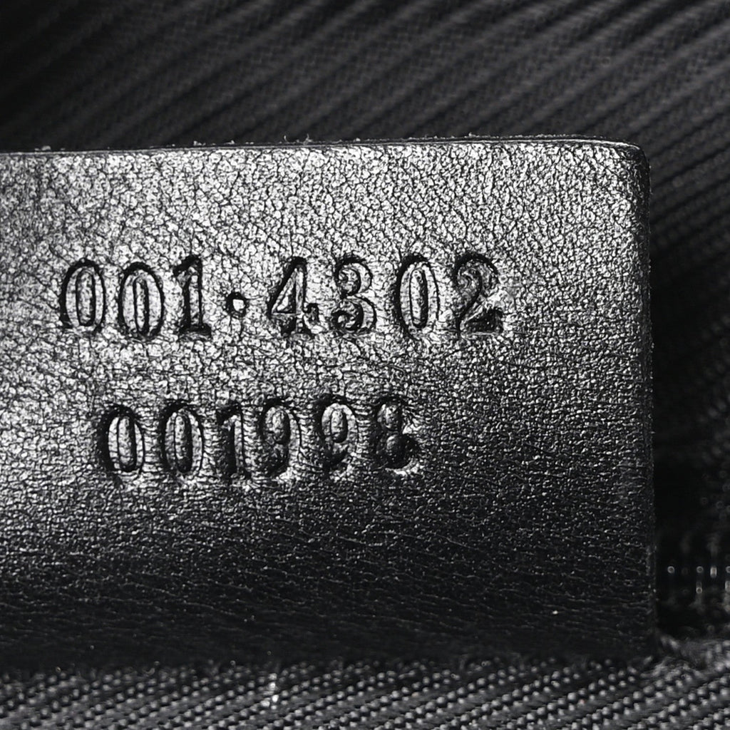 GG Canvas Monogram Shoulder Bag Black
