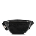 Calfskin GG Tennis Embossed Belt Bag Black