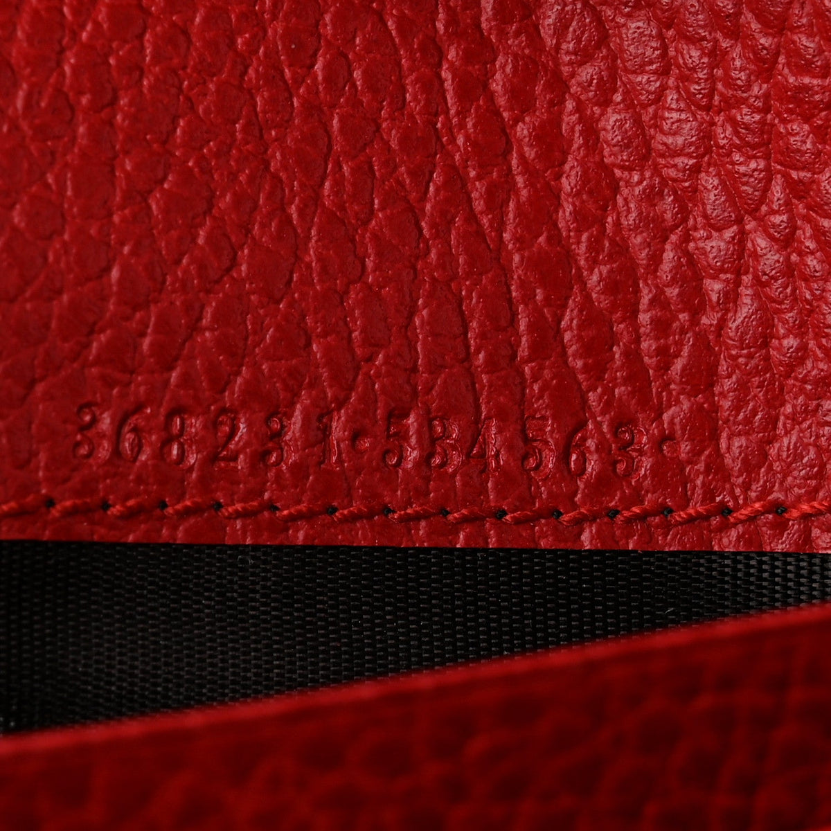 Dollar Calfskin Mini Swing Wallet Bag Oxidation