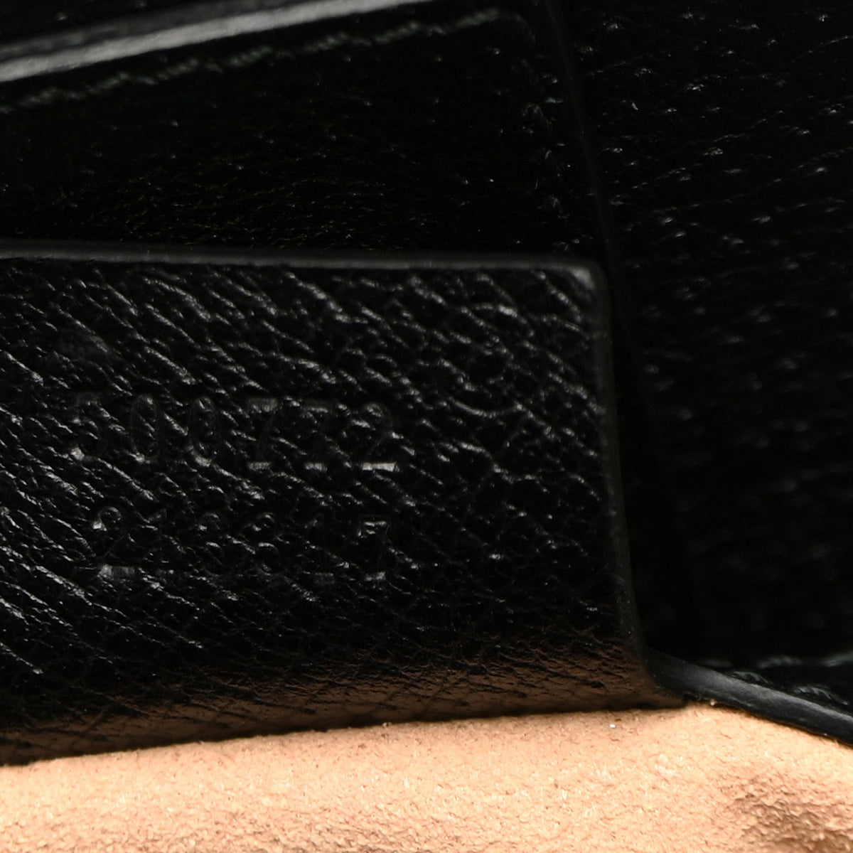 Grained Calfskin Web Crystal Butterfly Stripe Large Totem Top Handle Bag Black