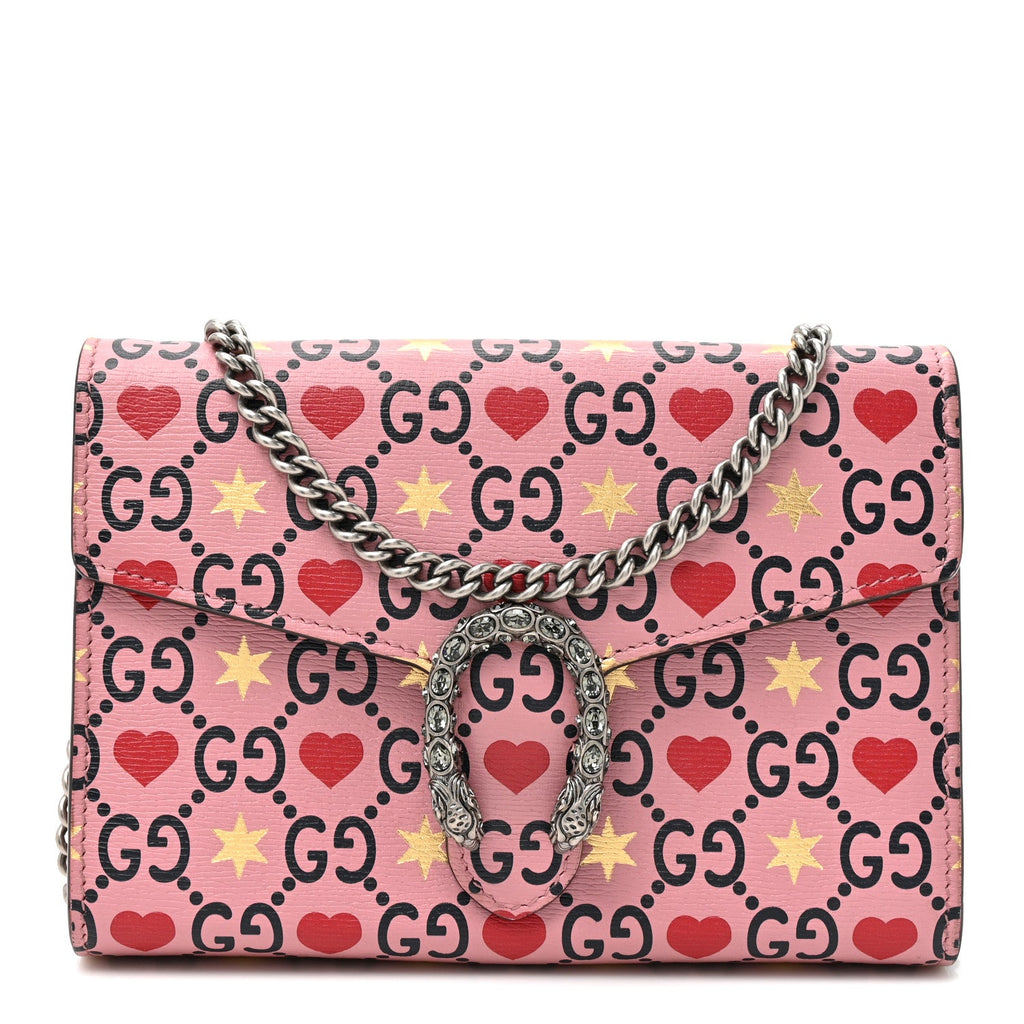 Calfskin Valentine's Day Exclusive Mini Dionysus Chain Wallet