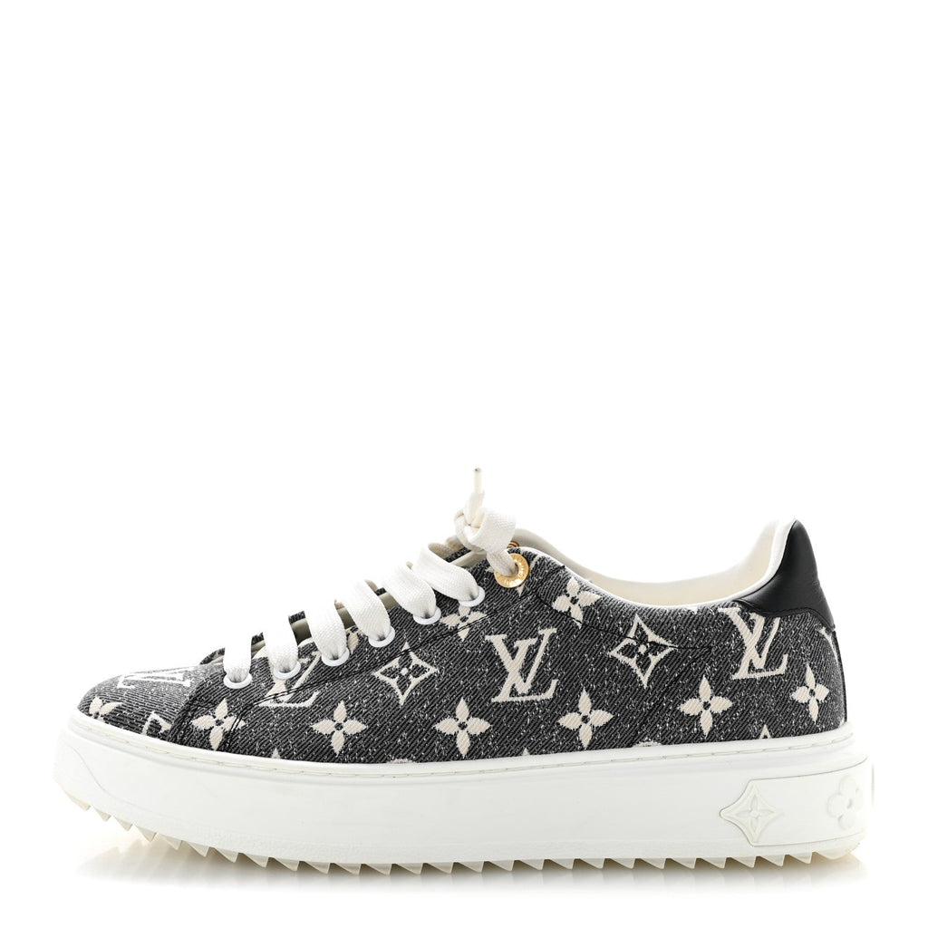 Denim Monogram Time Out Sneakers 39