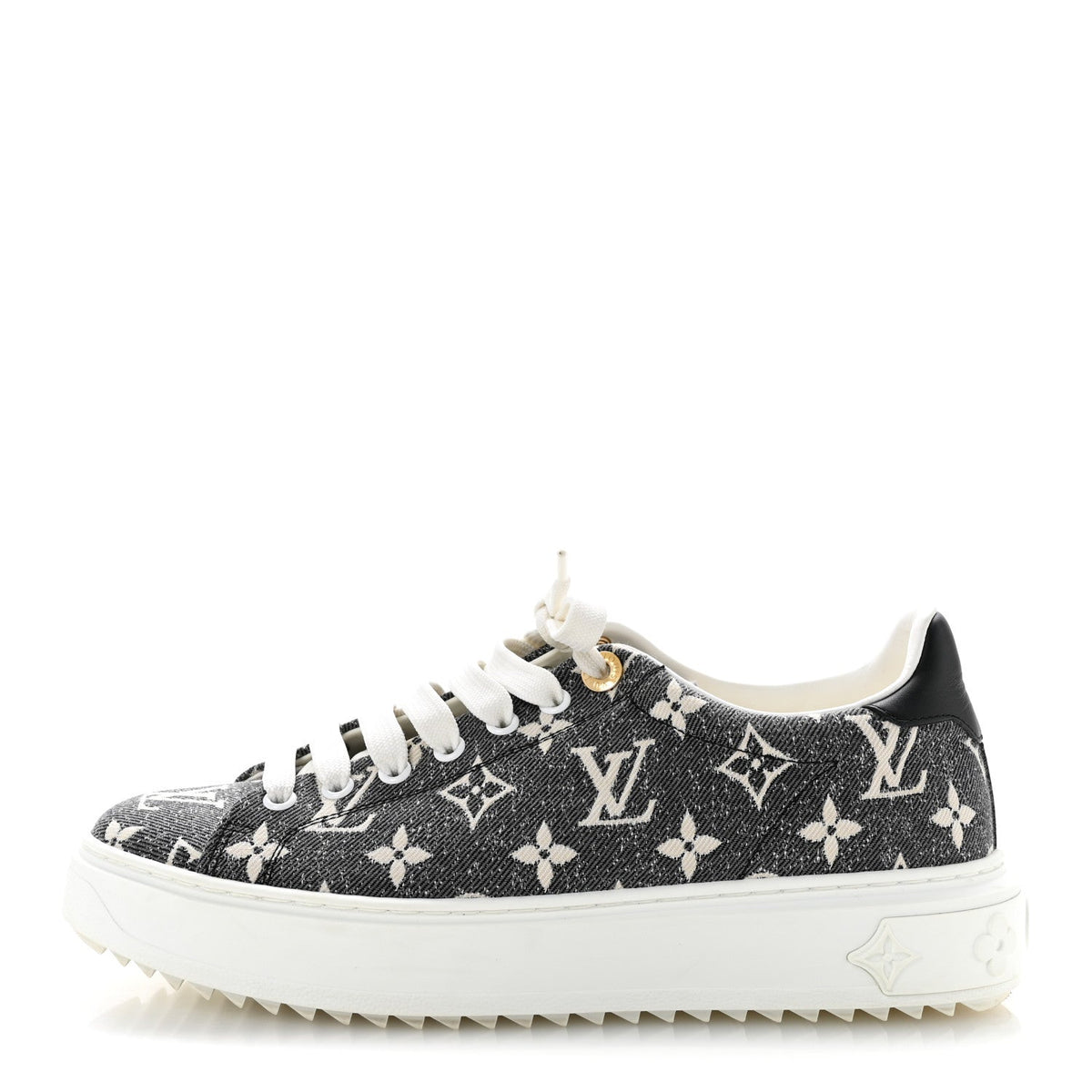 Denim Monogram Time Out Sneakers 39