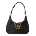 Goatskin Small Aphrodite Shoulder Bag Black