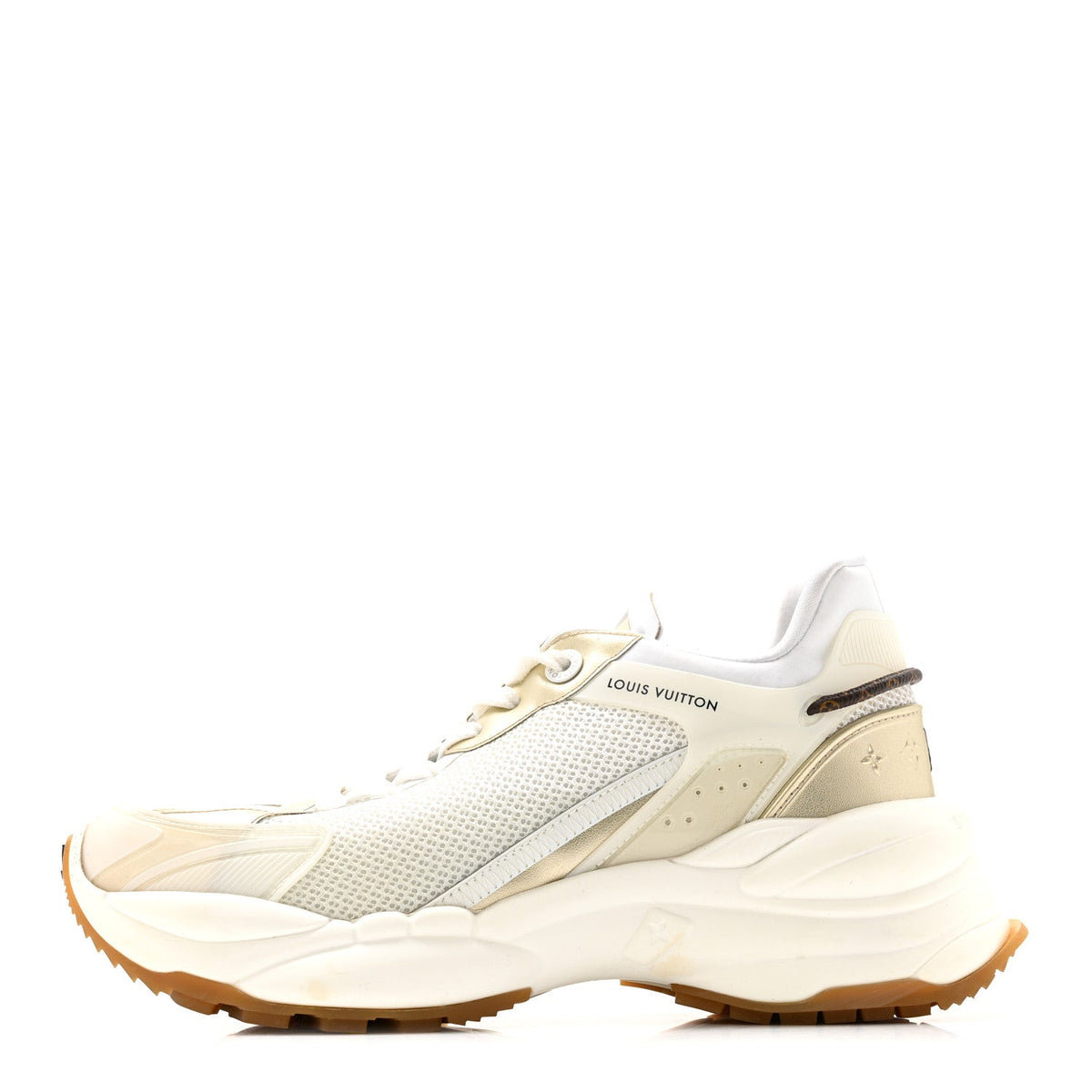 Monogram Calfskin Run 55 Sneakers 40 White