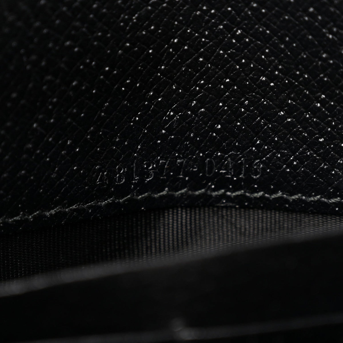 Calfskin Web Mini Dionysus Chain Wallet Black