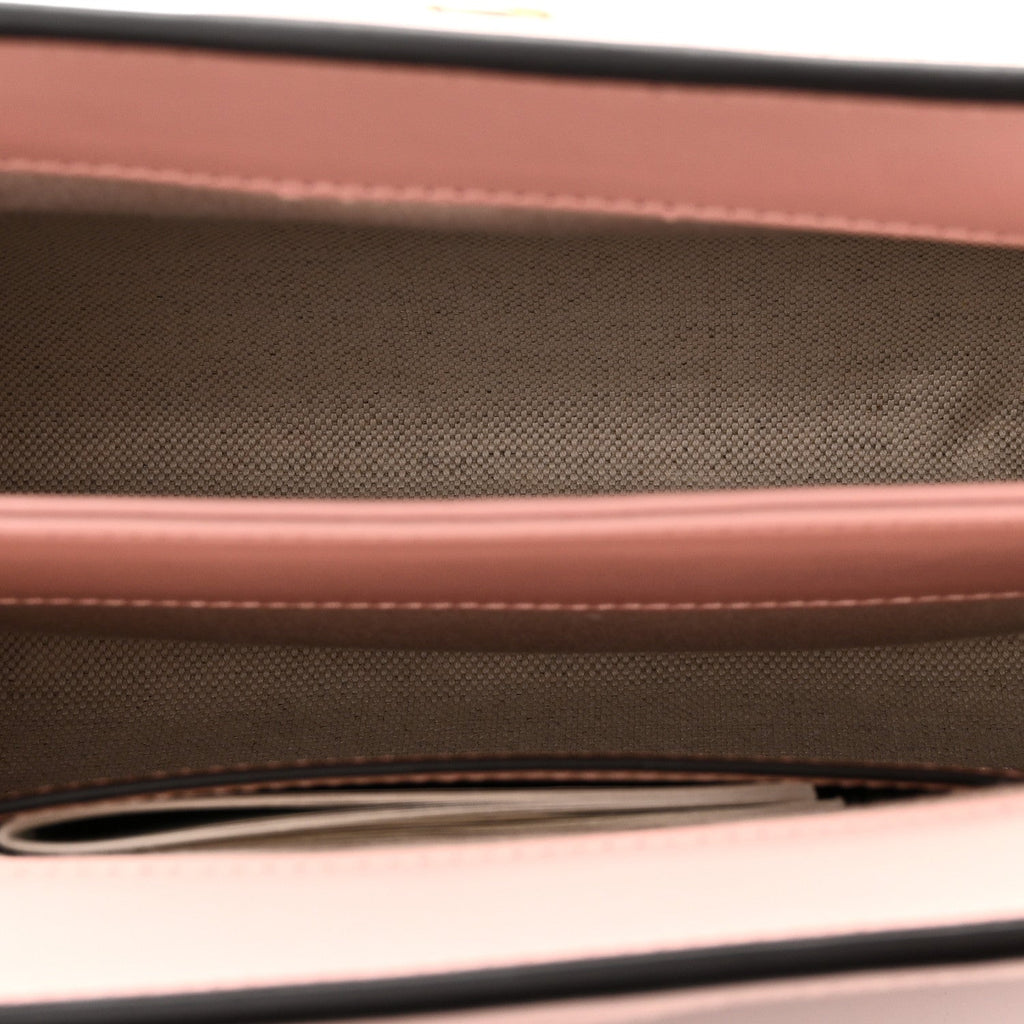 Calfskin GG Matelasse Small Slim Chain Shoulder Bag Perfect Pink Natural