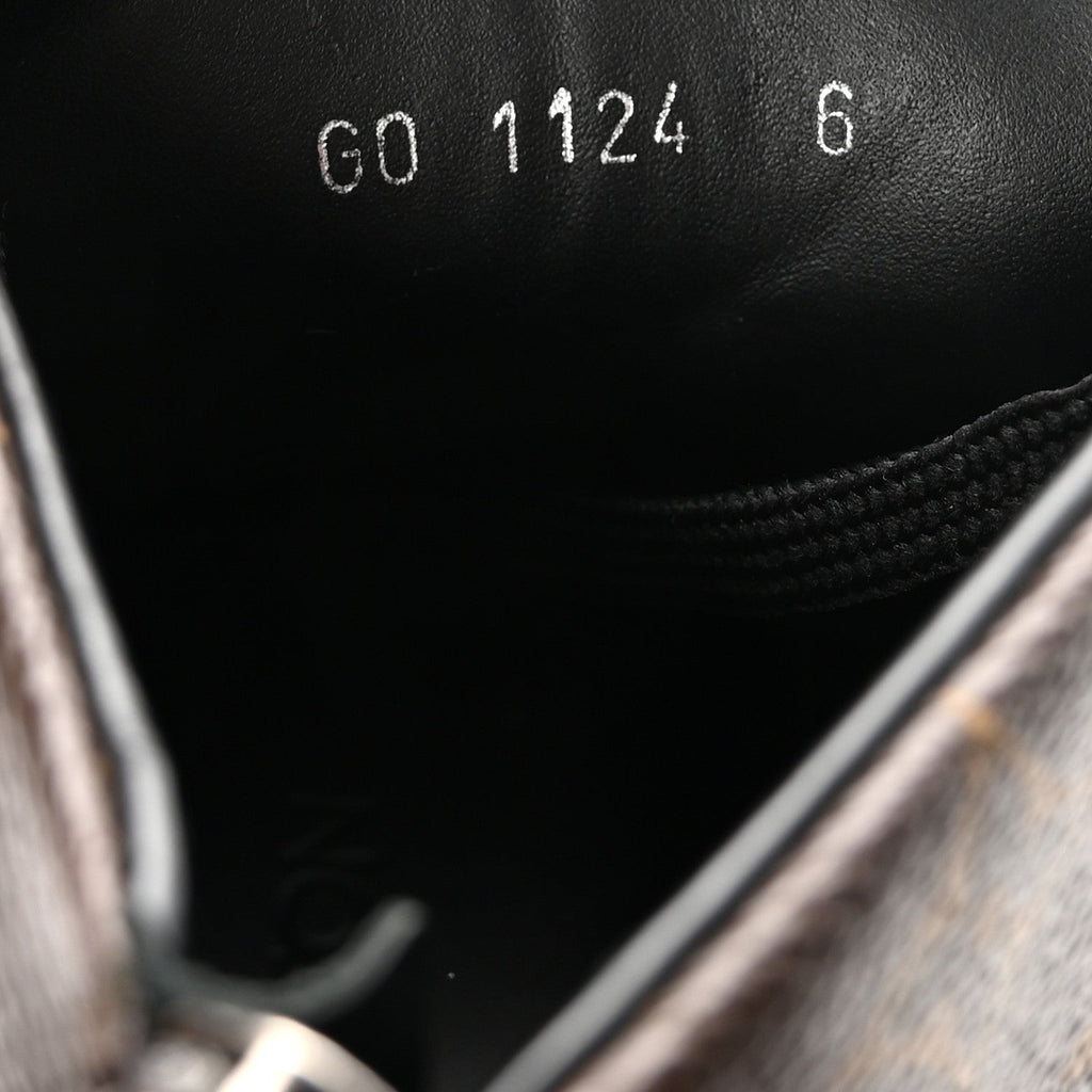 Calfskin Monogram Line-Up Sneaker Boot 6 Black