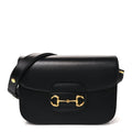 Azalea Calfskin Horsebit 1955 Shoulder Bag Black Black