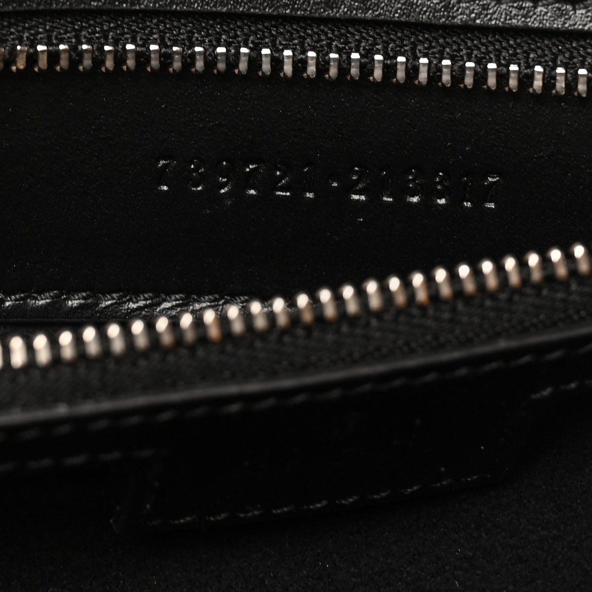 Senna Calfskin Petite GG Top Handle Shoulder Bag Black