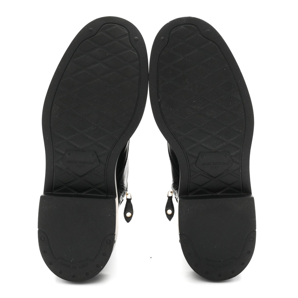 Calfskin Ranger Boots 40 Black