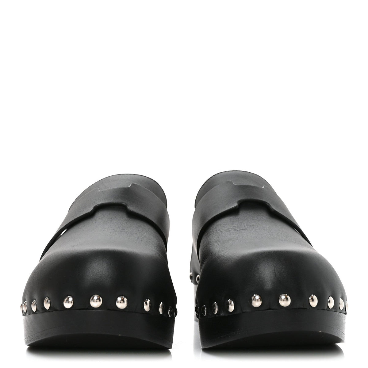 Calfskin Calya Mules 37 Black