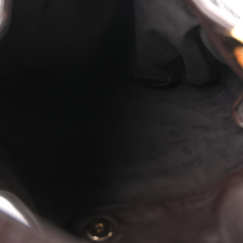 Guccissima Medium Charlotte Hobo Dark Brown