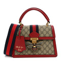 GG Supreme Monogram Small Queen Margaret Top Handle Bag Red