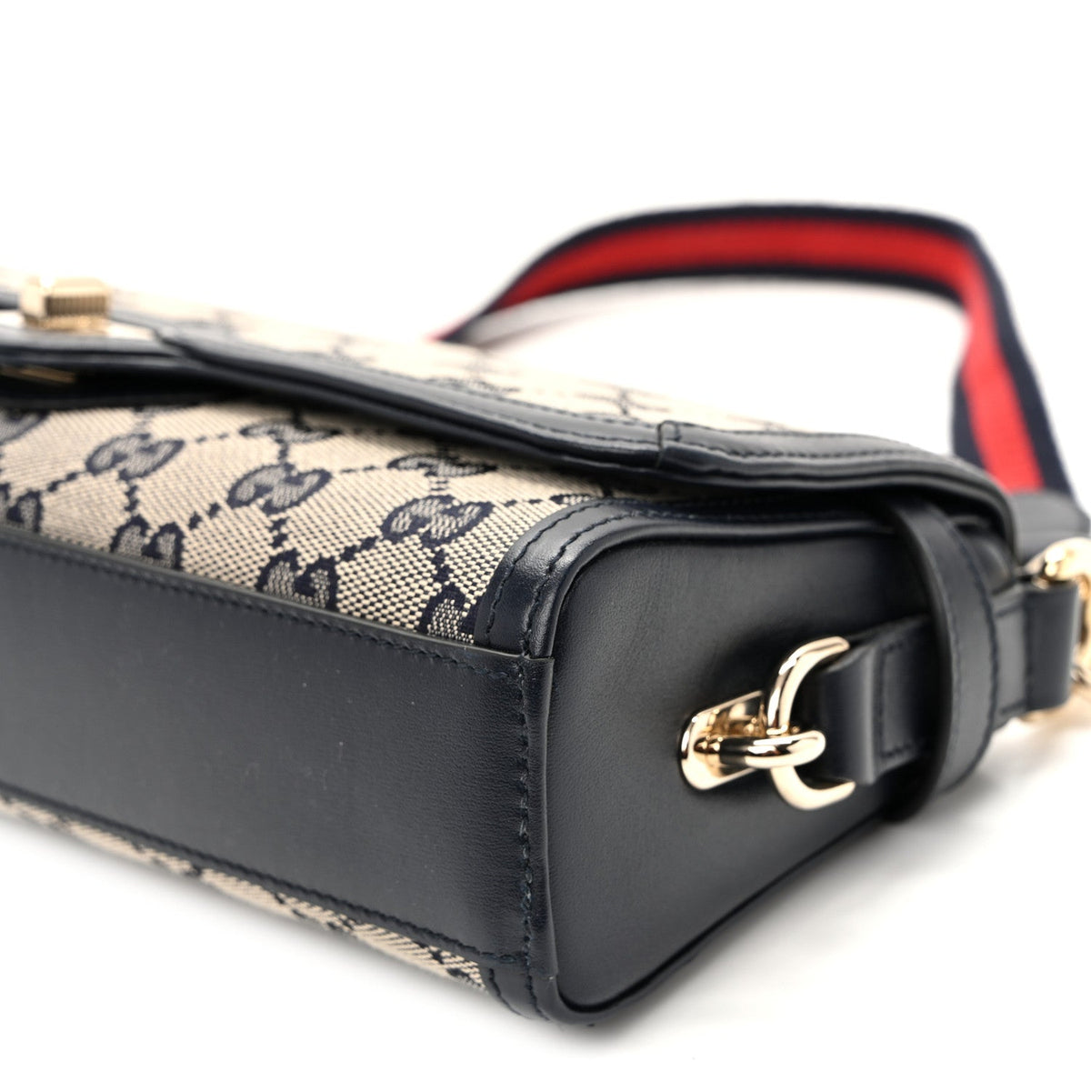 GG Monogram Small Luce Shoulder Bag Beige Blue