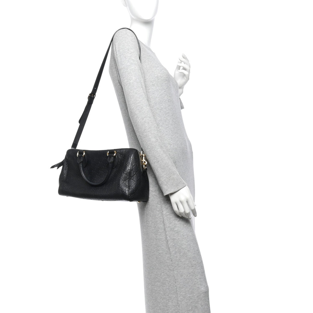 Guccissima Signature Boston Black