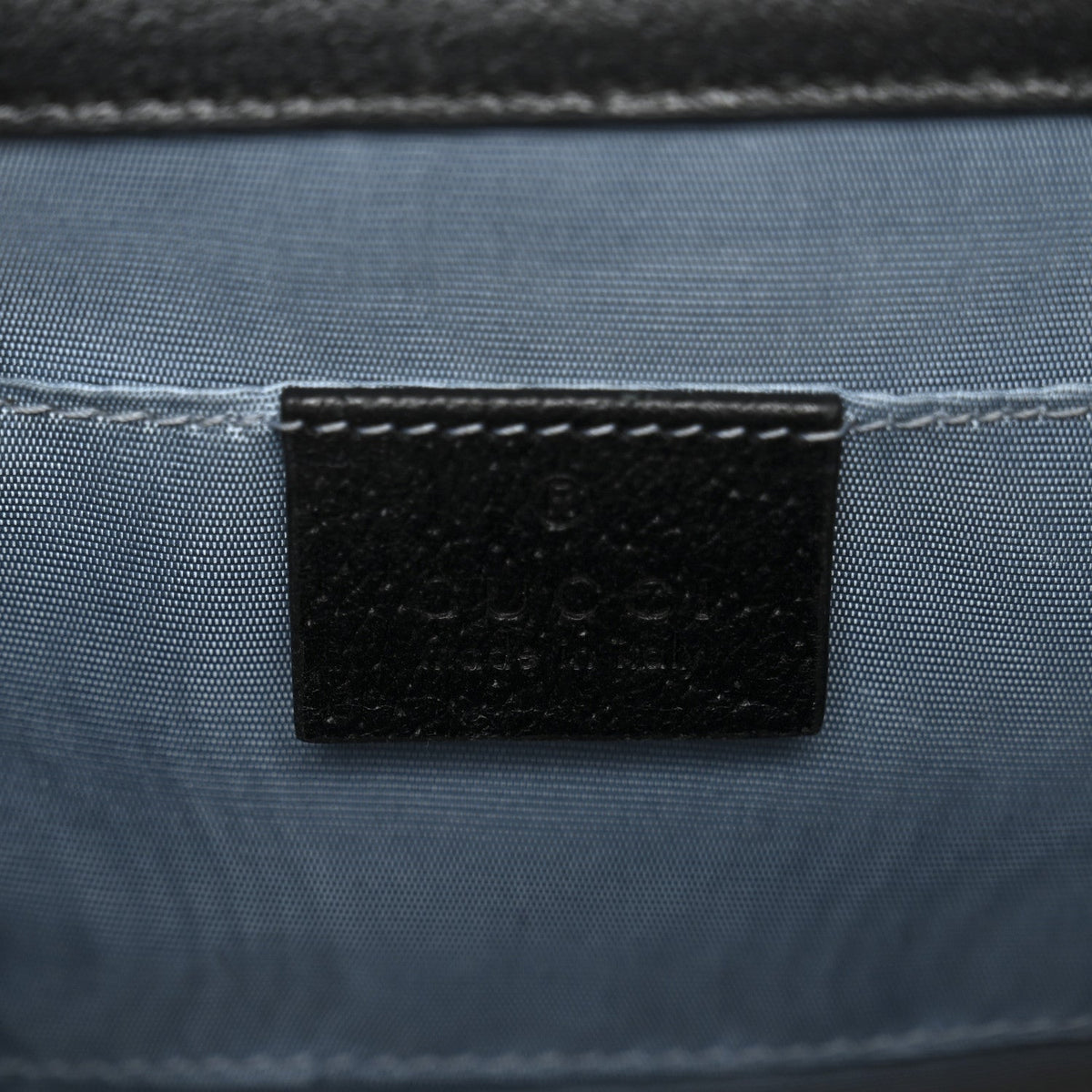 Grained Calfskin Bee Star Small Padlock Shoulder Bag Black