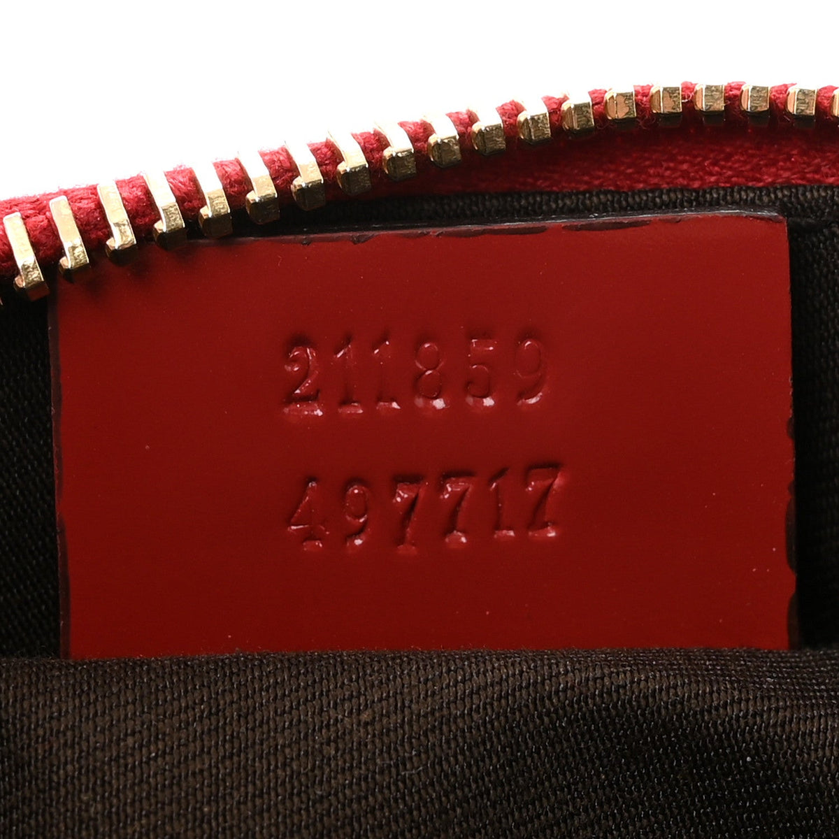 GG Plus Monogram Tattoo Heart Boat Pochette Off White Red