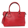 Dollar Calfskin GG Charm Satchel Red