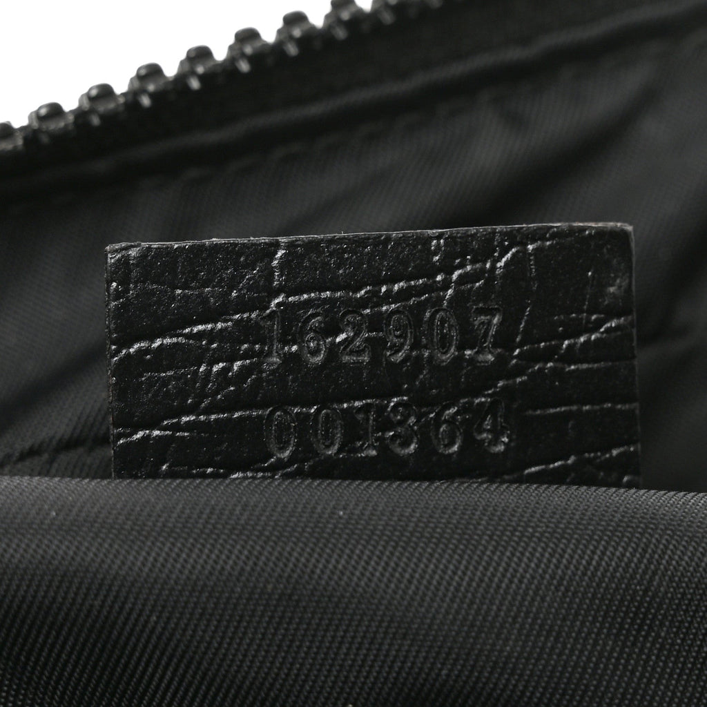GG Supreme Monogram Messenger Bag Black Grey