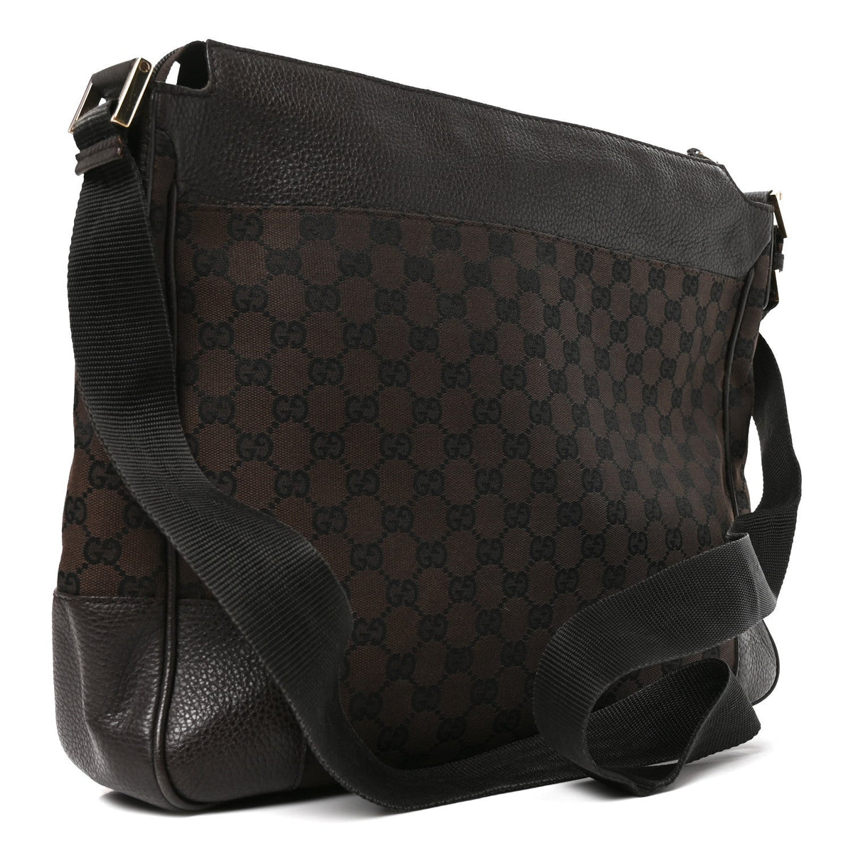 Monogram Large Messenger Bag Brown