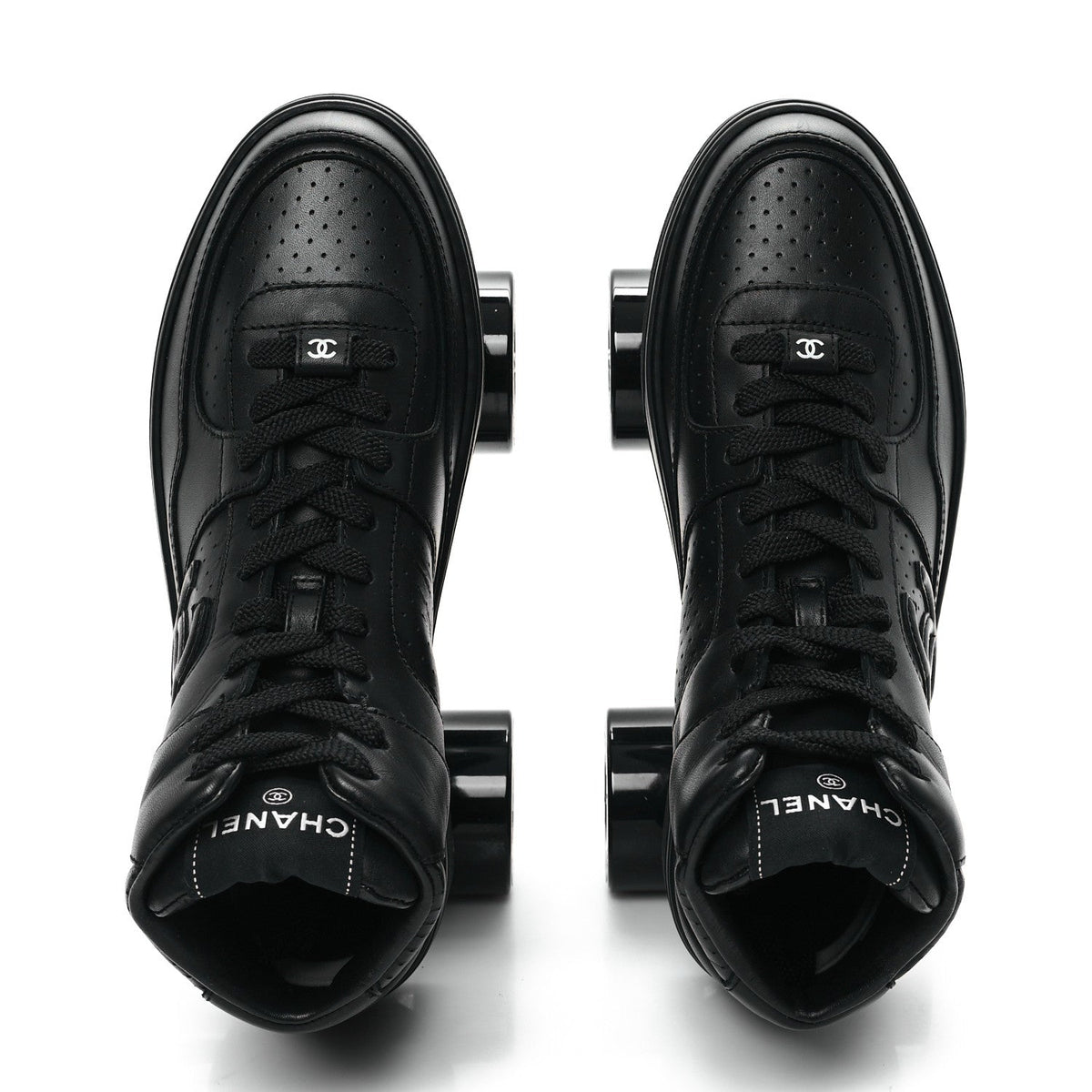 Calfskin Womens Roller Skates 39 White 38 Black