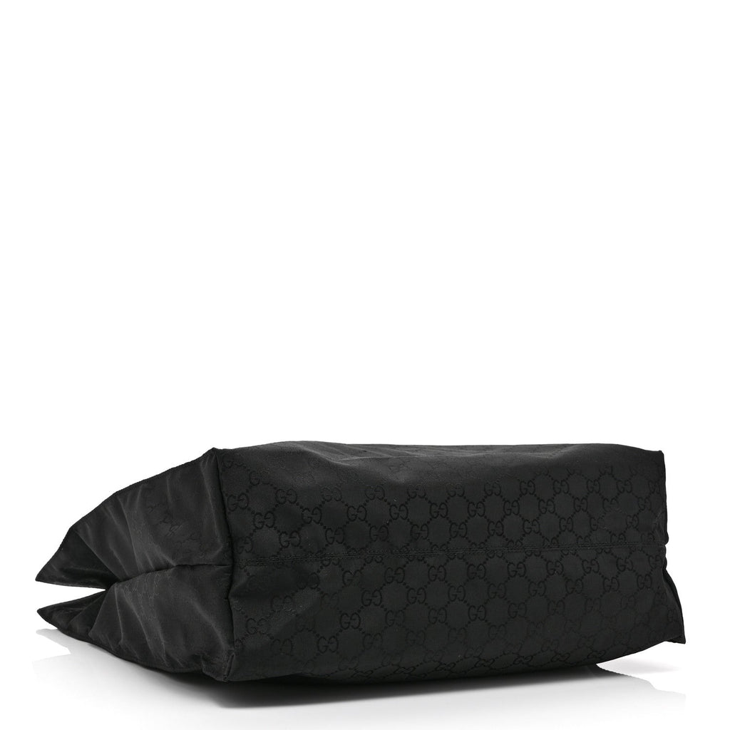 Nylon Monogram Vertical Tote Black