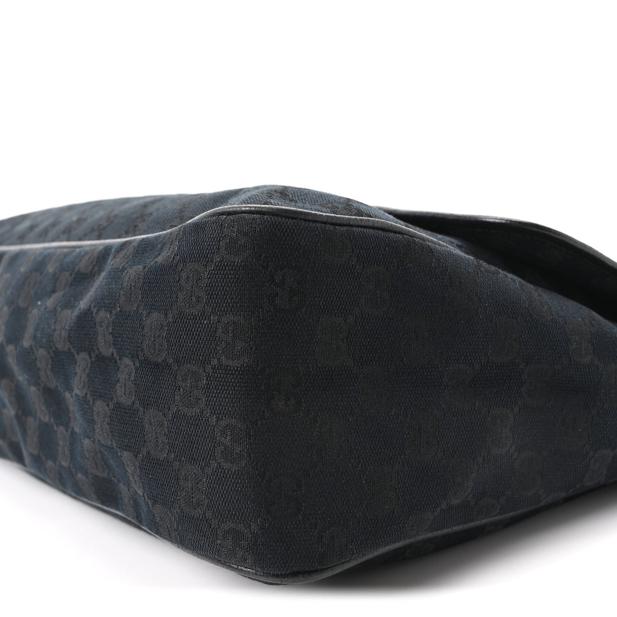 Monogram Web Medium Flap Messenger Black
