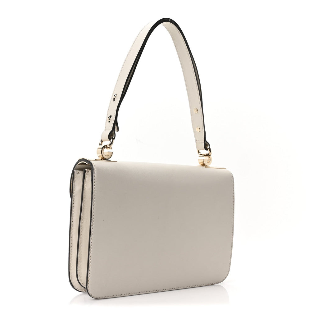 Calfskin Medium 1973 Shoulder Flap Bag Ivory