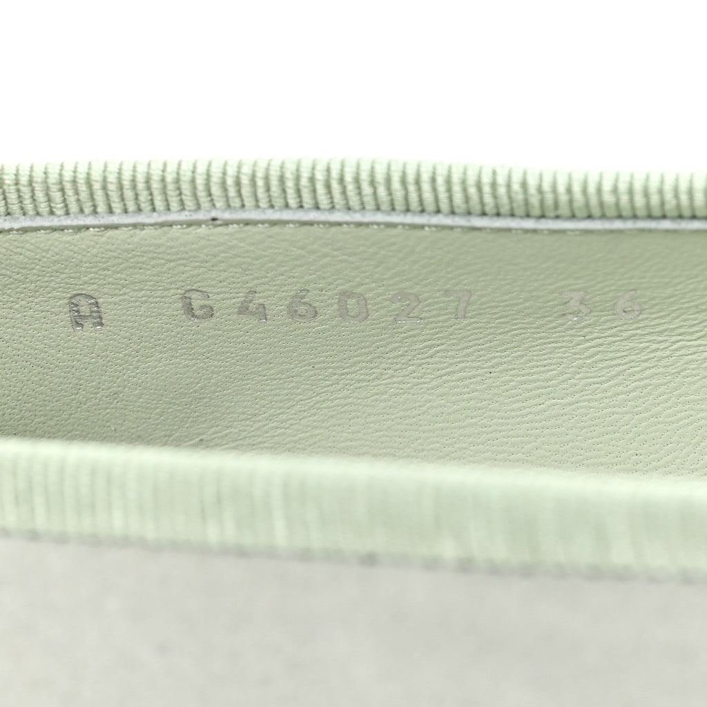 Suede Cap Toe CC Ballerina Flats 36 Light Green