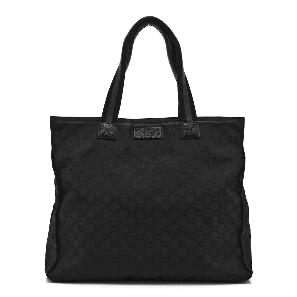 Nylon Monogram Tote Black