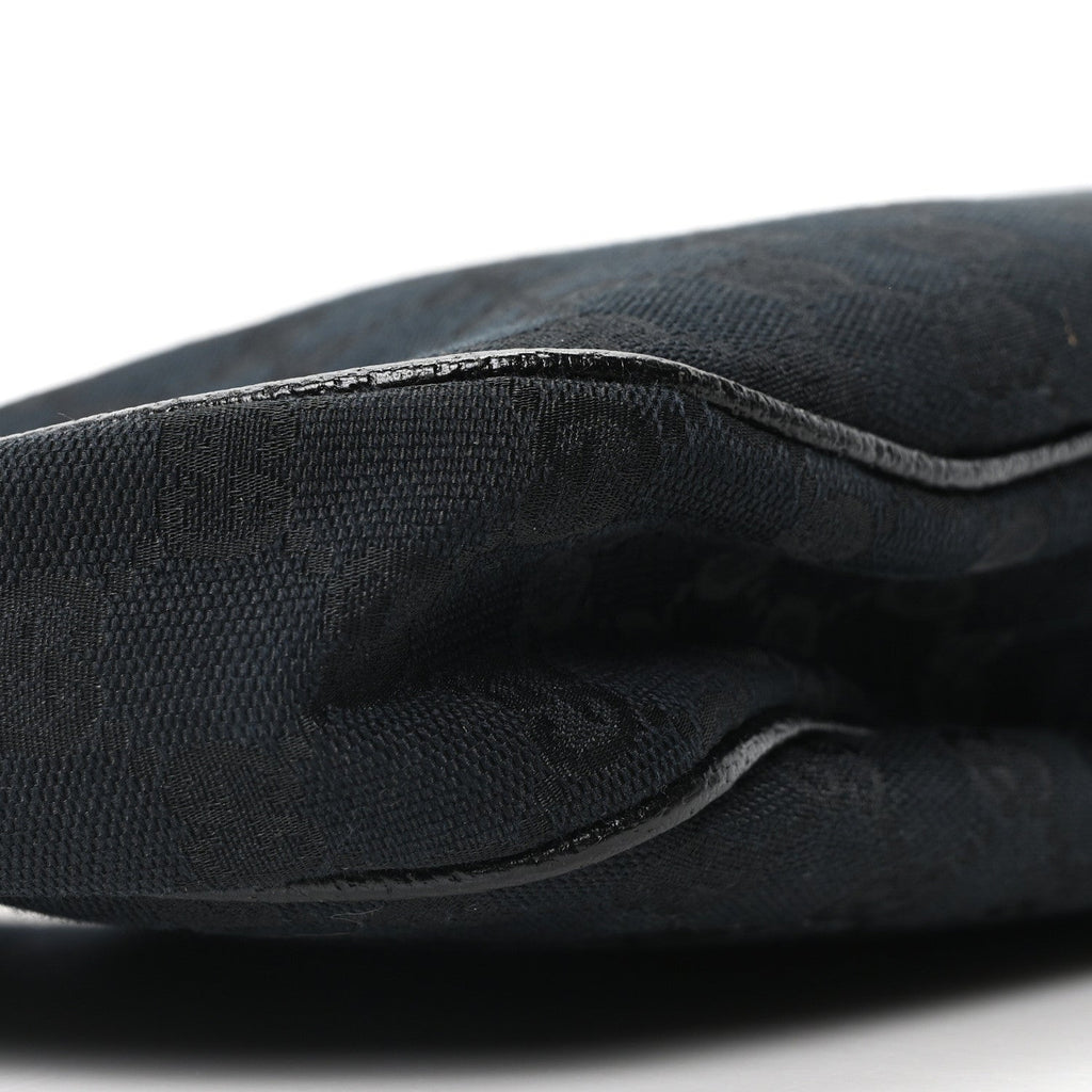 Monogram Medium Half Moon Hobo Black