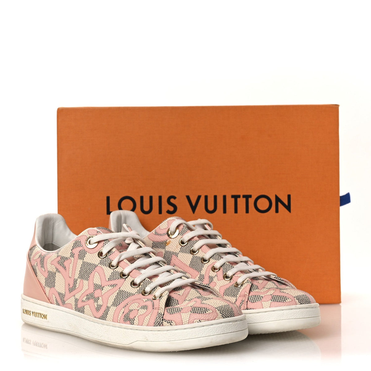 Damier Azur Tahitienne Bora Bora Sneakers 40 Rose Ballerine