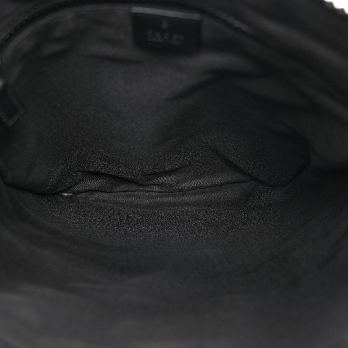 Nylon Monogram Medium Flat Messenger Bag Black