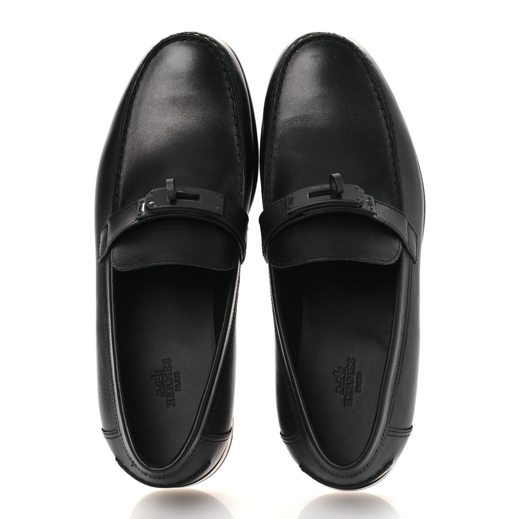 Calfskin Destin Loafer 41 Black