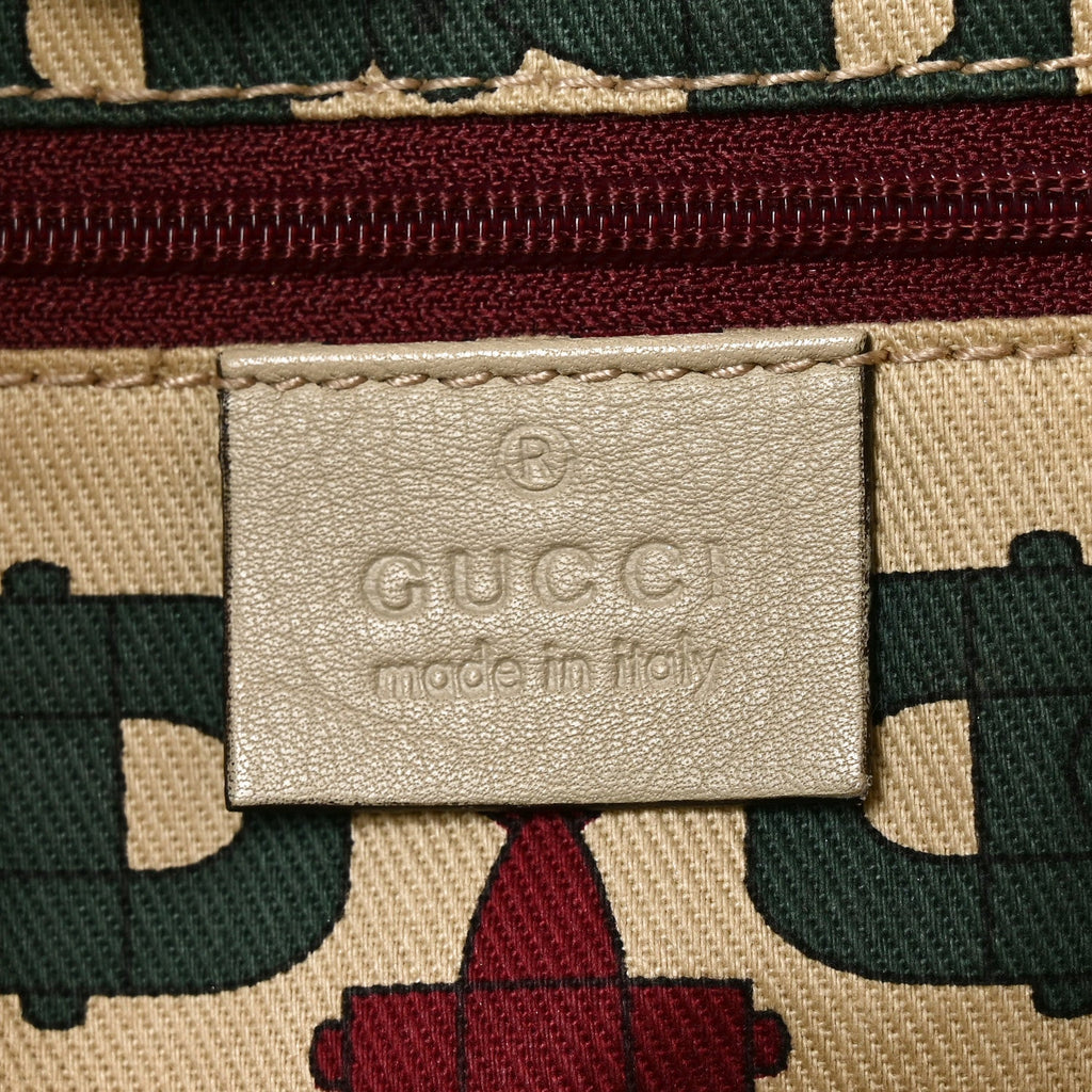 Guccissima Medium Sukey Tote Mystic White