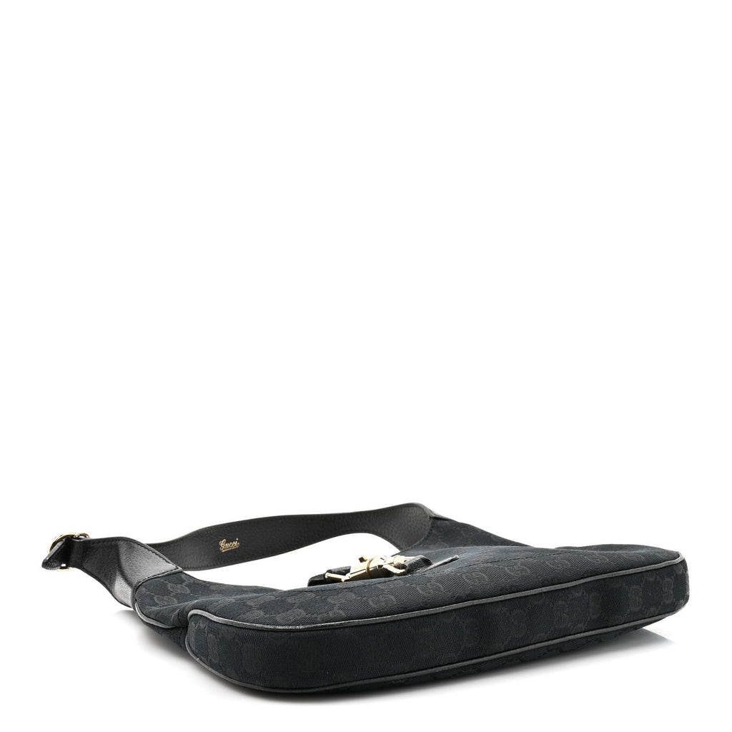 Monogram Small Jackie O Hobo Black
