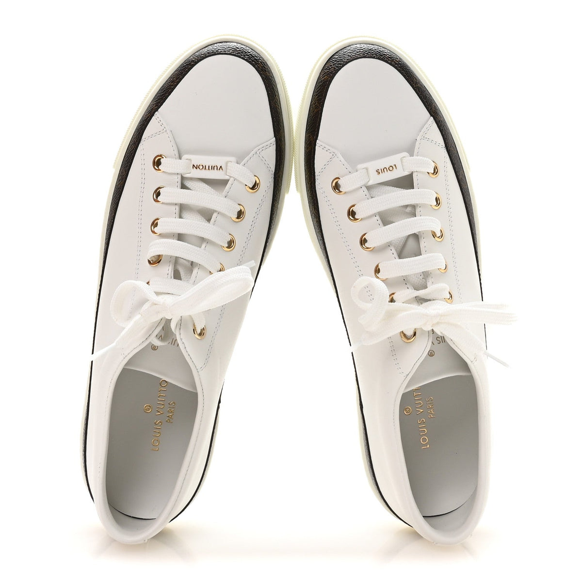Monogram Womens Stellar Sneakers 39.5 White