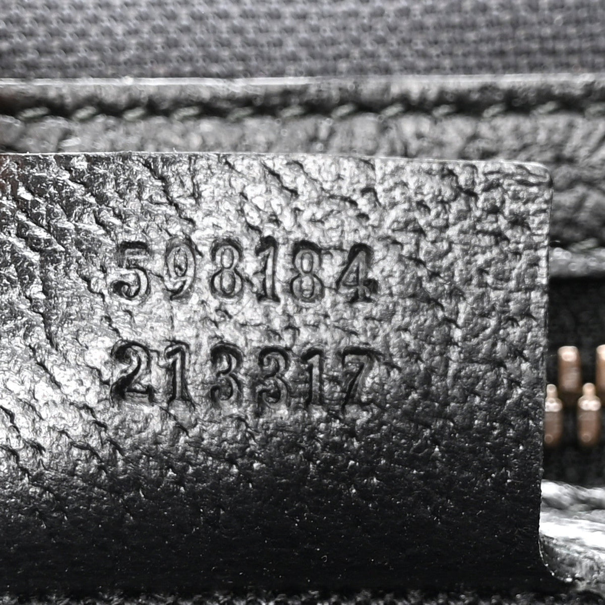 Covered Wool GG Monogram Small Double Buckle Backpack Beige Ebony Black