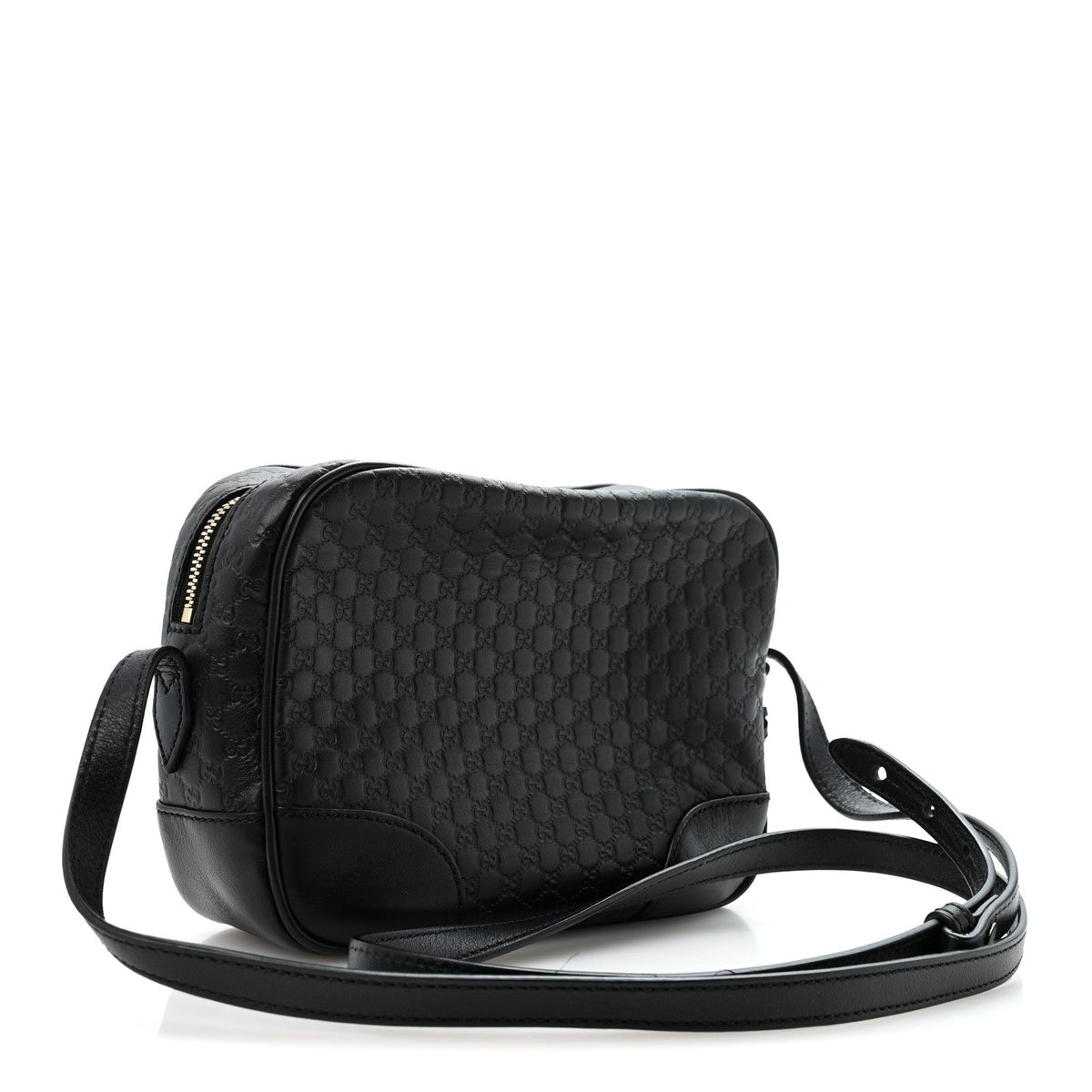 Microguccissima Mini Bree Messenger Bag Black