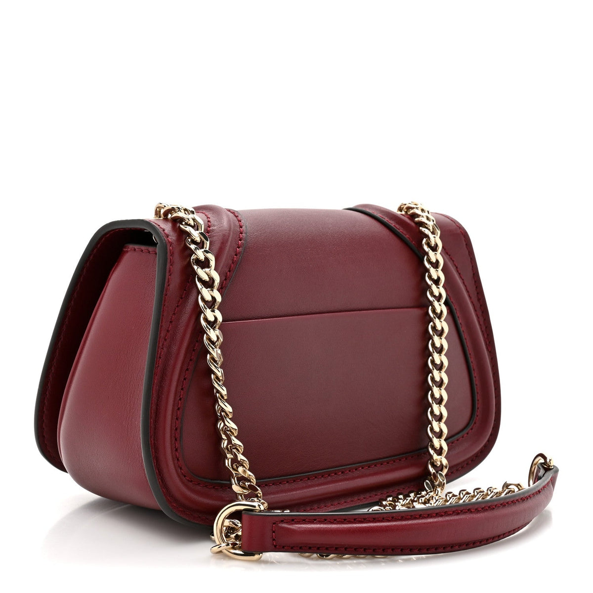 Calfskin Blondie Small Shoulder Bag Rosso Ancora