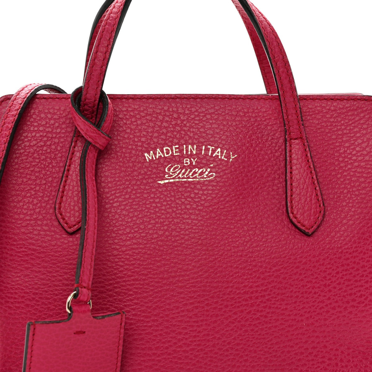 Dollar Calfskin Mini Swing Top Handle Bag Peonia Flower