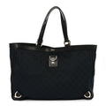 Monogram Large Abbey Tote Navy Black