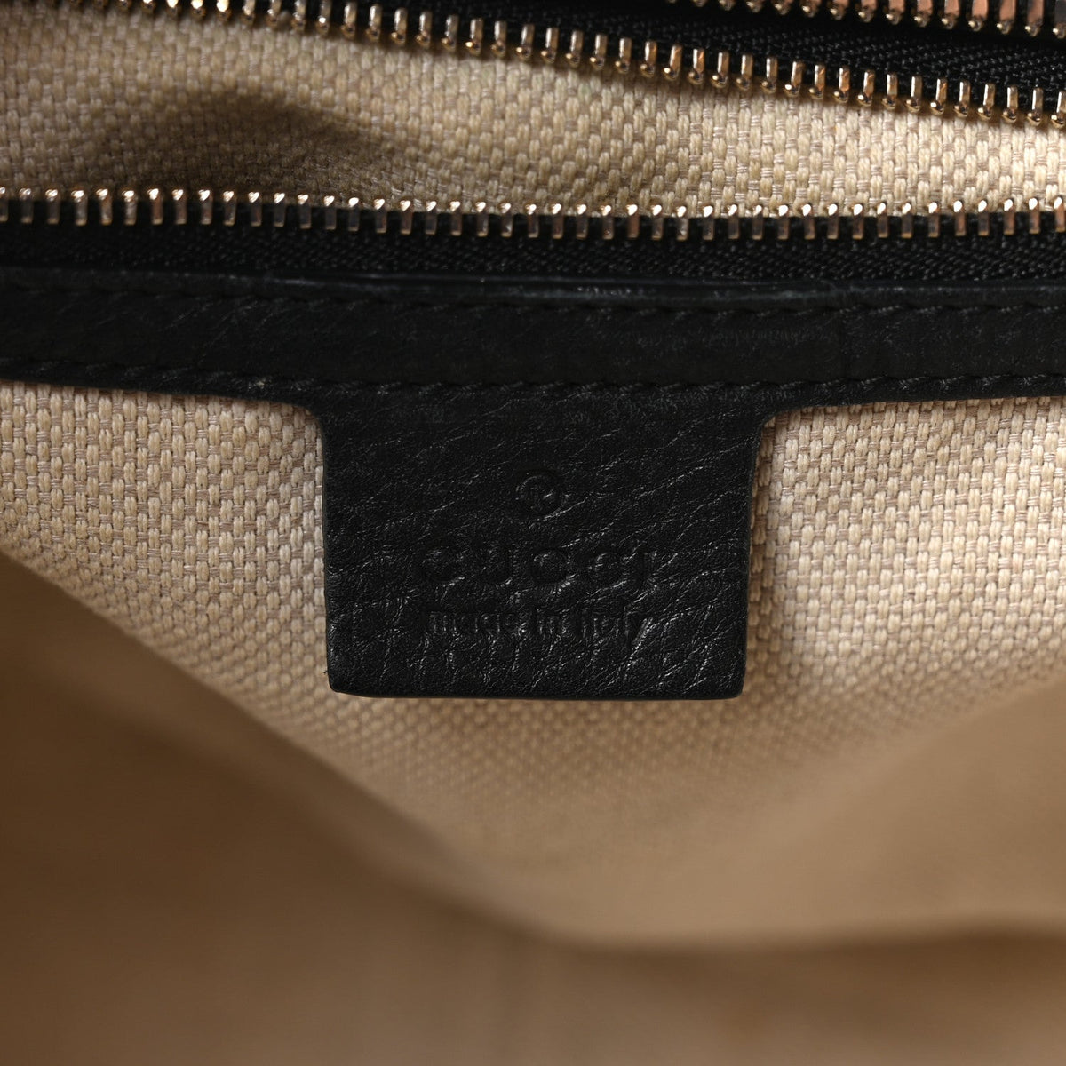 Pebbled Calfskin Medium Soho Bowler Black