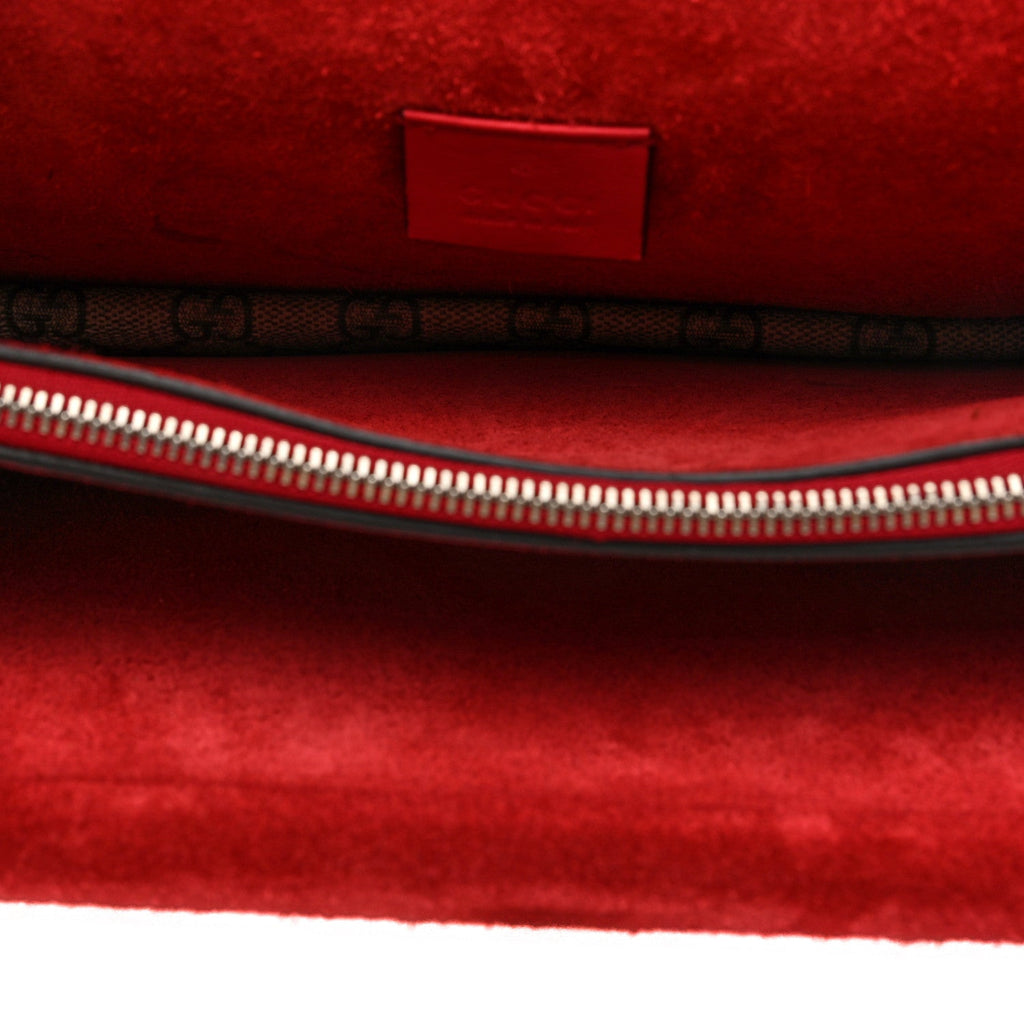 GG Supreme Monogram Small Dionysus Shoulder Bag Red