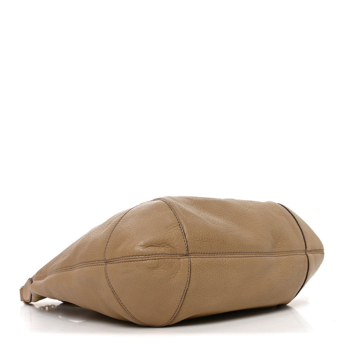 Pebbled Calfskin Medium Soho Chain Hobo Camelia