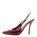 Patent Signoria Slingback Pumps 39.5 Rosso Ancora