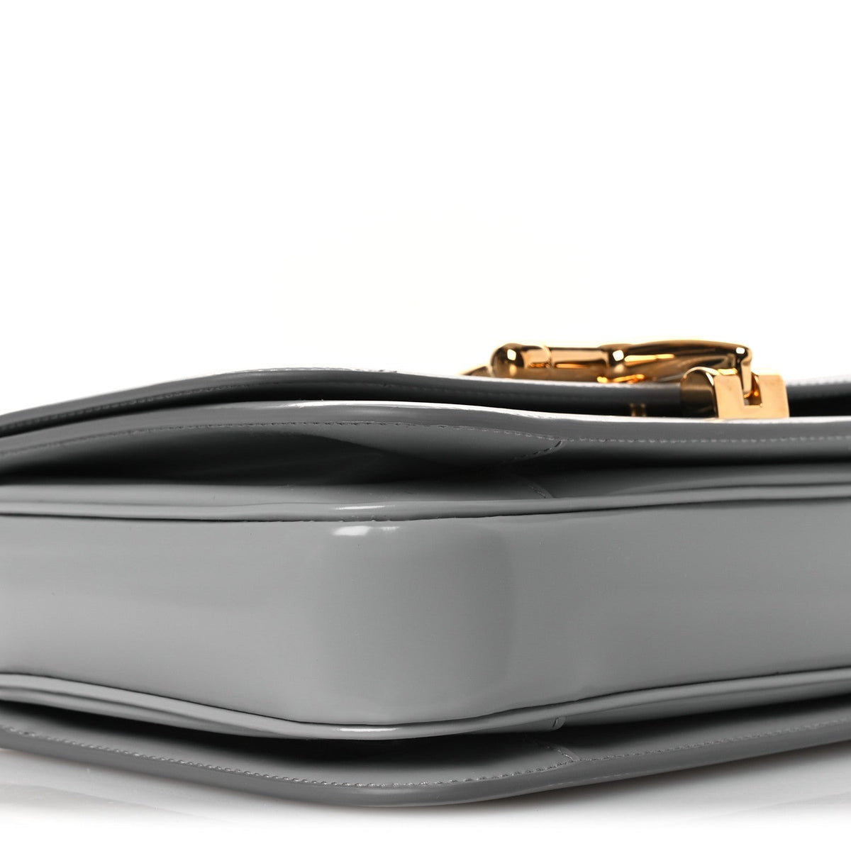 Calfskin Siena Small Shoulder Bag Grey