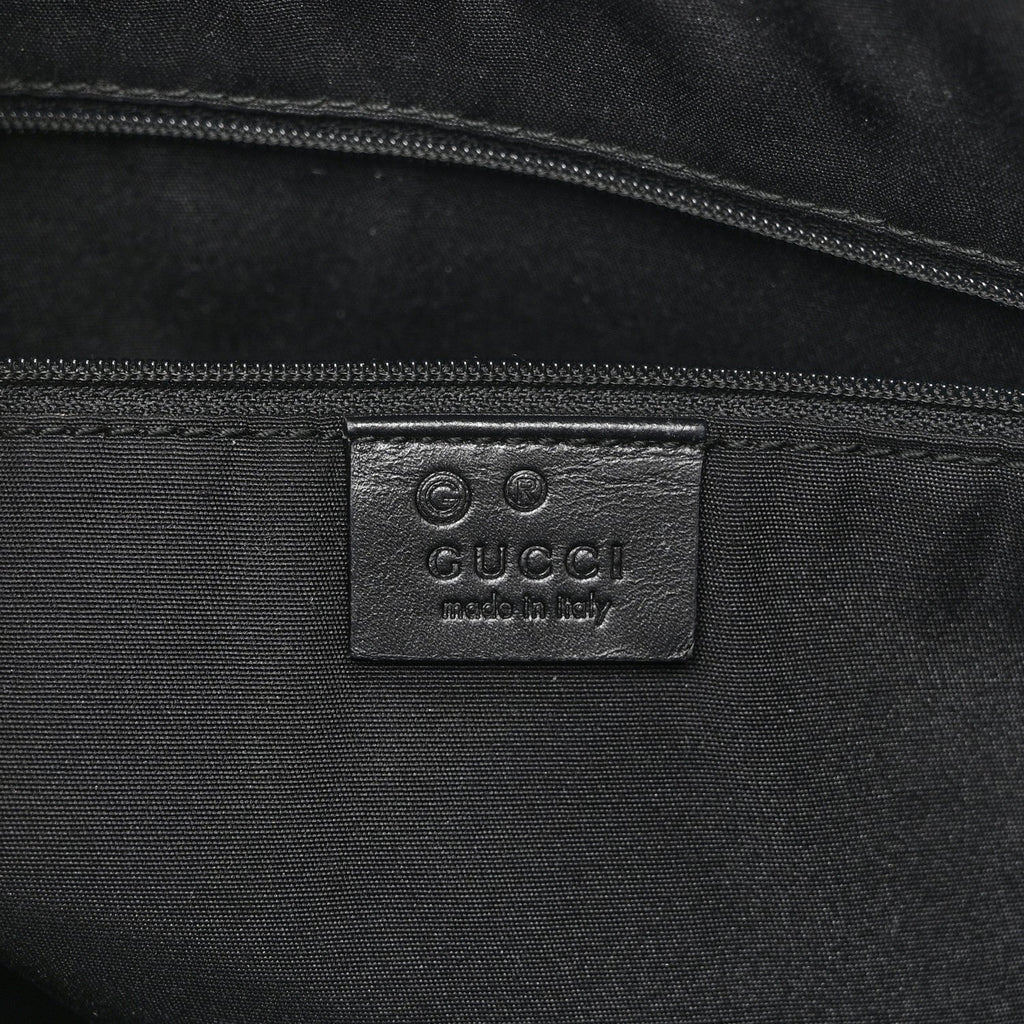 Canvas Large Half Moon Hobo Black