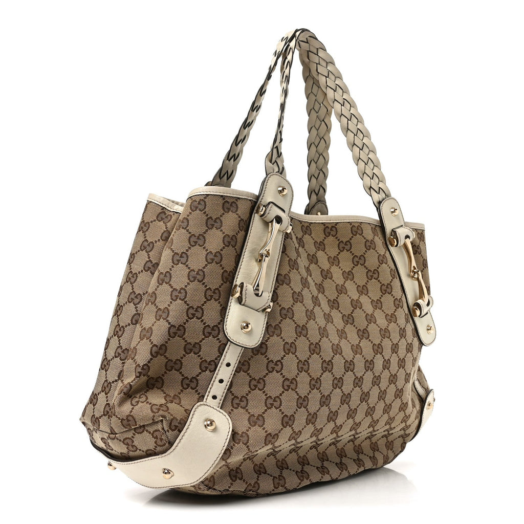 Monogram Medium Pelham Shoulder Bag  Off White